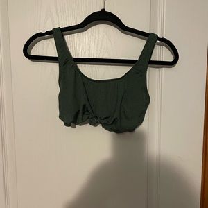 SO dark green bikini top